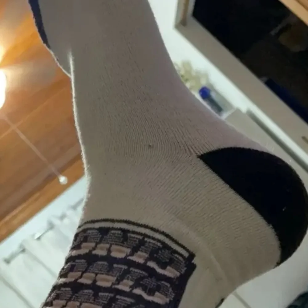 Men's Retro socks Cream and Brown Socks Set